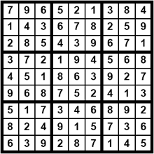Lösung Sudoku 2