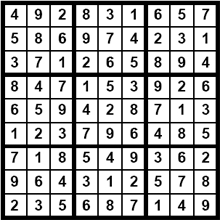 Lösung Sudoku 4