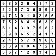 Lösung Sudoku 7