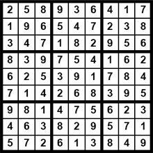 Lösung Sudoku 8
