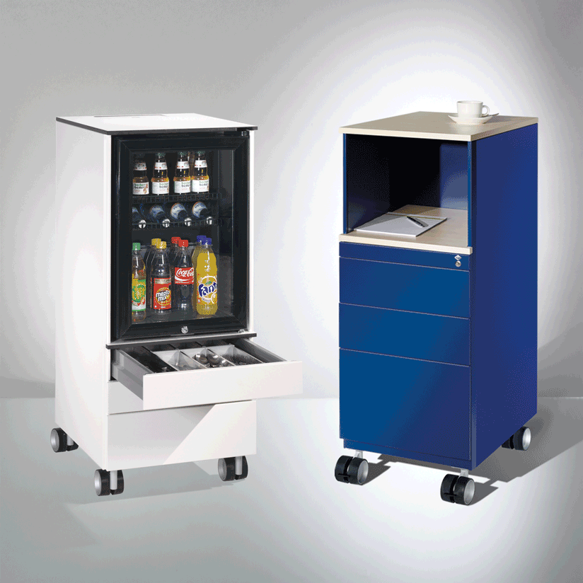 Stehcontainer und Kühlschrankcaddies