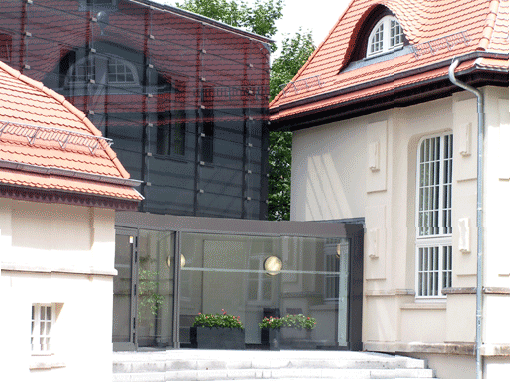 Kreisarchiv Pirna - gläsernes Foyer