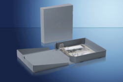 Fotobox mit Ringmechanik (Materialstärke 1,4 mm) 31,5 x 34,0 x 6,5 cm