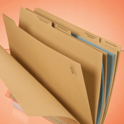 Mehrfachhängehefter mit Druck auf den Leitkarten 3-tlg.