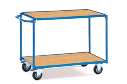 Leichter Tischwagen mit 2 Böden, Schraubkonstruktion