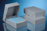 Archive folding cartons -parrot folding design 34 x 25 x 7 cm