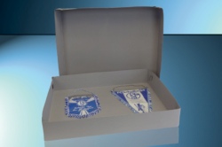Archive folding cartons -parrot folding design 50 x 33 x 12 cm