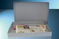 Archive folding cartons -parrot folding design 65 x 45 x 8 cm
