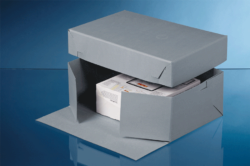 Archive folding cartons -parrot folding design 41 x 27 x 15,5/8 cm