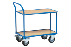 Tisch-/ Magazinwagen mit 2 Böden, Schweißkonstruktion